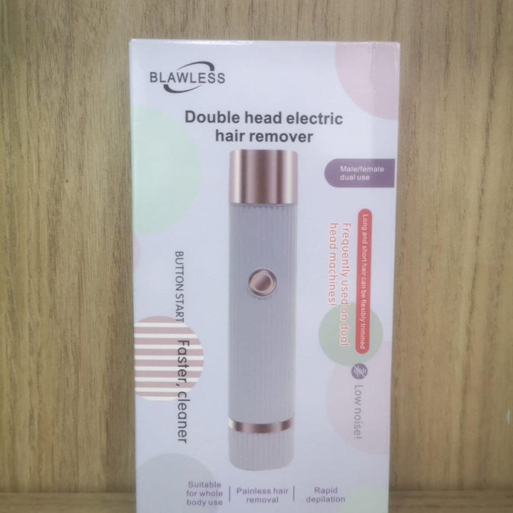 Depiladora portátil con doble cabezal 2 en 1
